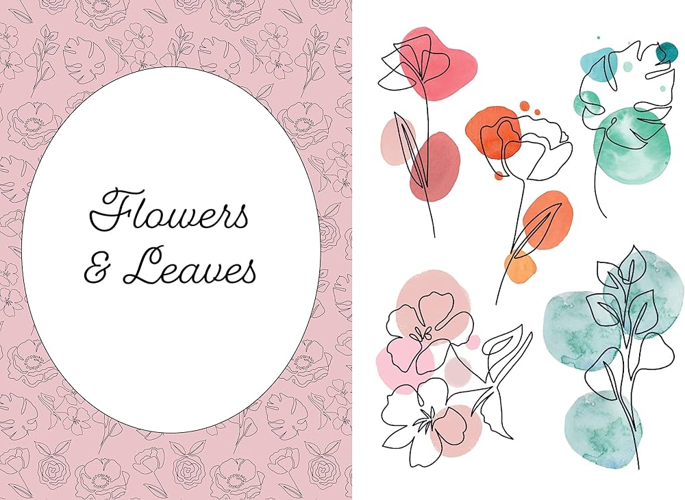 15-Minute Drawing: One-Line Drawing: Learn to draw florals